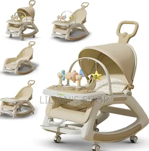 5-in-1 Multi-Functional Baby Chair and Musical Walker