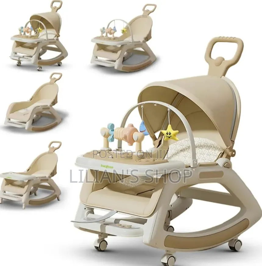 5-in-1 Multi-Functional Baby Chair and Musical Walker