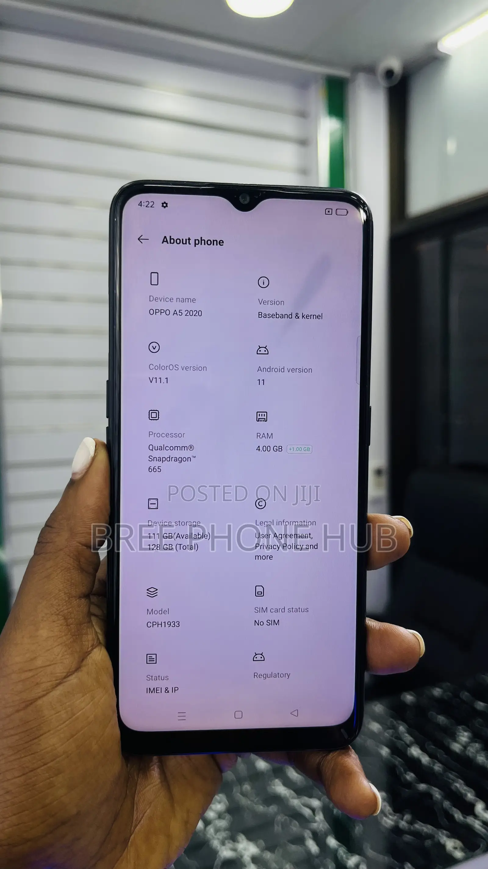 Oppo A5 128 GB Black