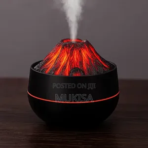 Large Capacity Simulated Humidifier Office Charcoal Fire Design