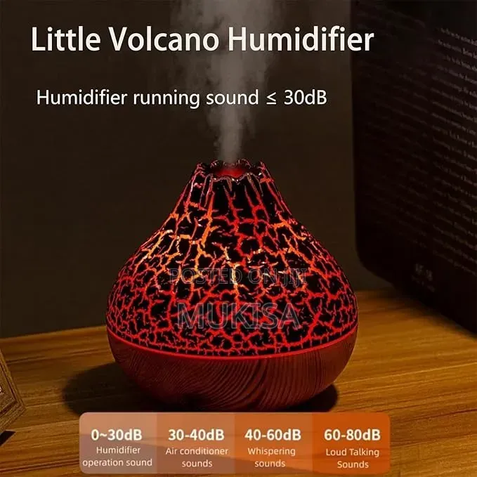 Large Capacity Simulated Humidifier Office Charcoal Fire Design