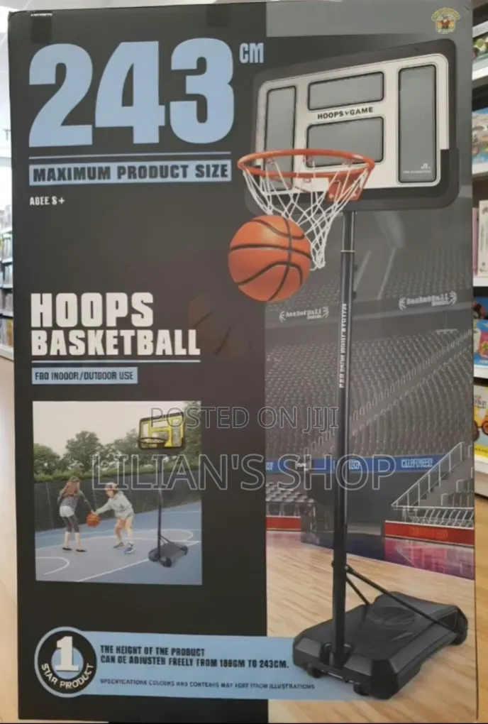 Freestanding Children's Basketball Hoop 243cm