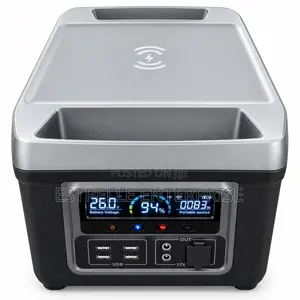 1500W Portable Power Station 25.6V LiFePO4 Solar Generator