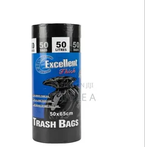 50 Litres Excellent Thick Trash Bags