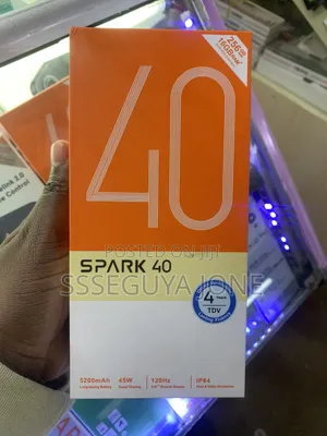 New Tecno Spark 40 256 GB Black