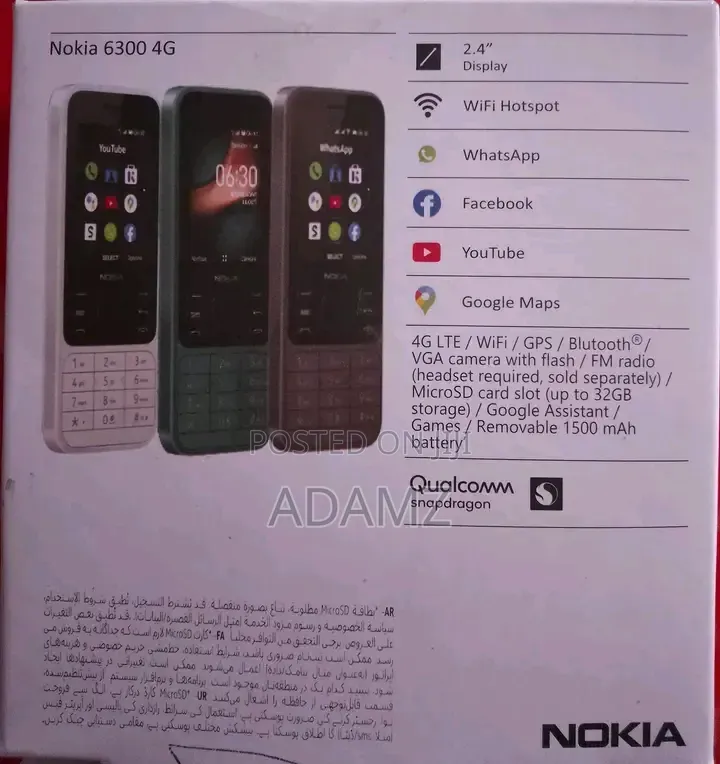 New Nokia 6300 Gray