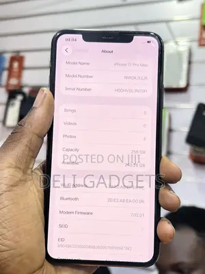 Apple iPhone 11 Pro Max 256 GB Black