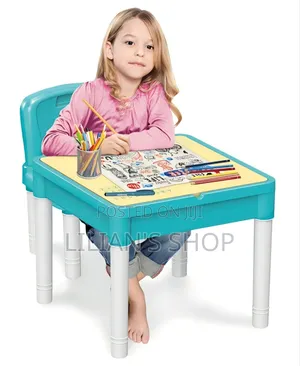 Multi-Functional Children's Activities Block Desk