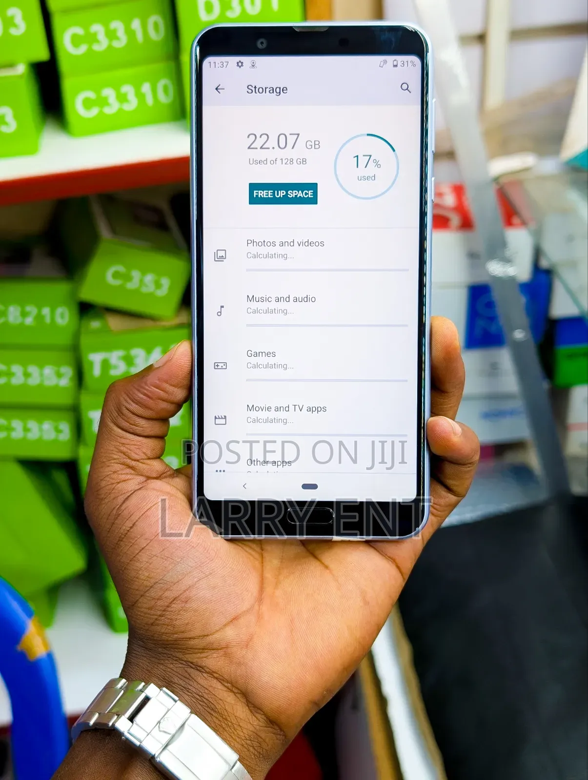 Sharp Sense 3 Plus 128 GB Silver