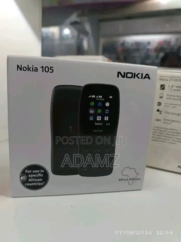 New Nokia 105 Black