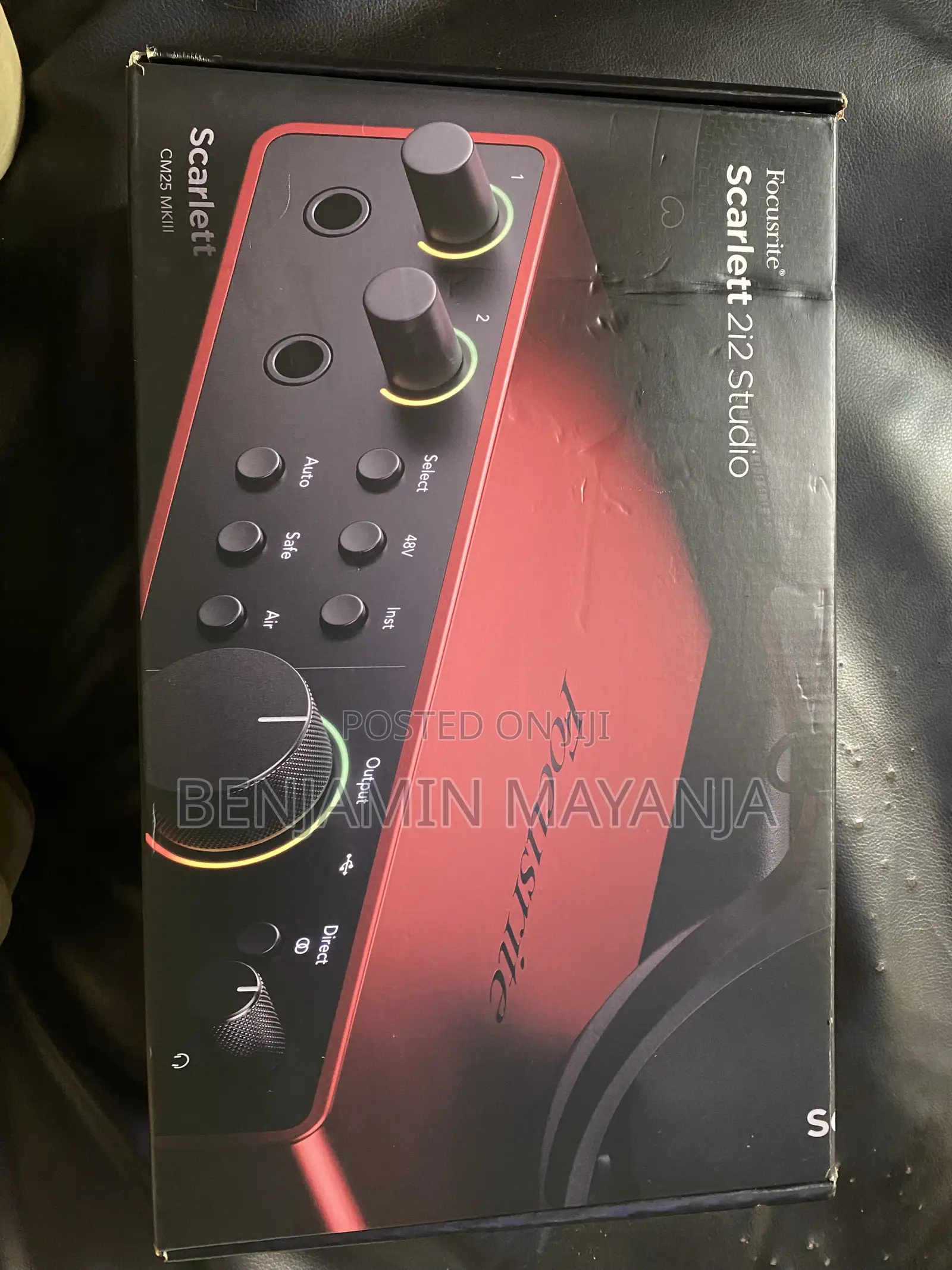 Focusrite Scarlett 2i2 Studio