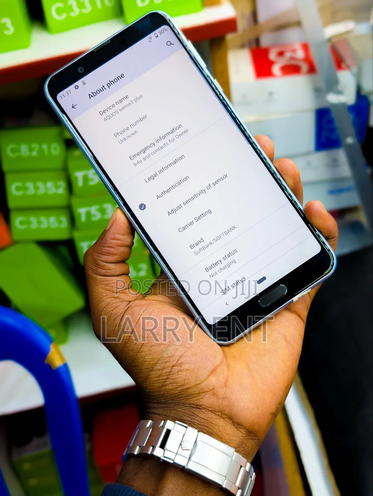 Sharp Sense 3 Plus 128 GB Silver