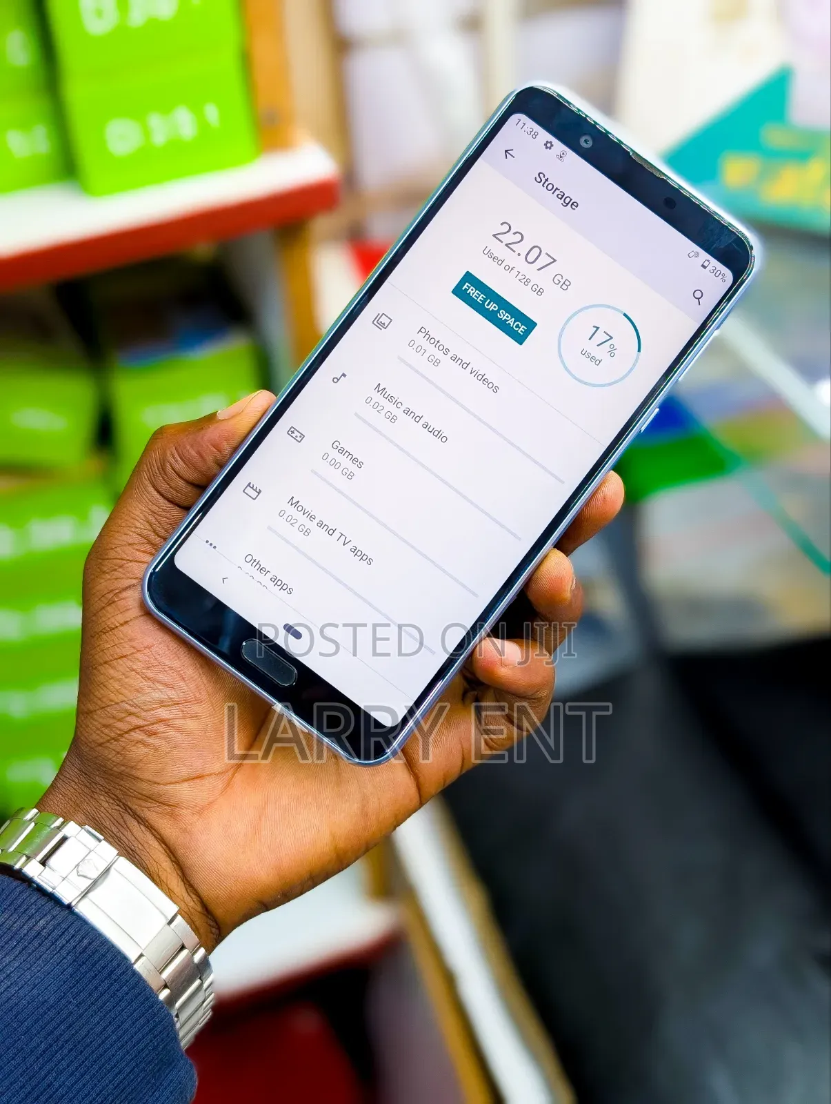 Sharp Sense 3 Plus 128 GB Blue
