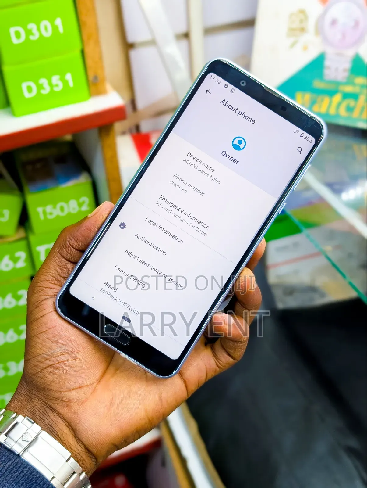 Sharp Sense 3 Plus 128 GB Blue