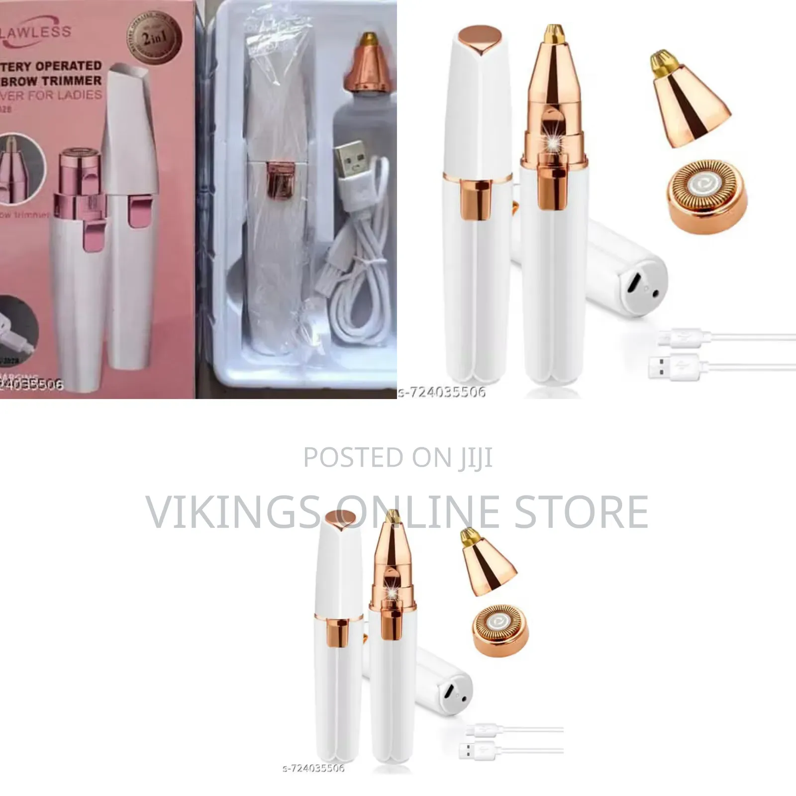 2-in-1 Hair Removal Machine for Women, Eyebrow Trimmer, Facial Hair