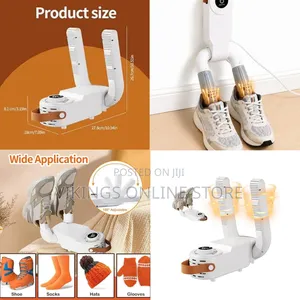 Electric Shoe Dryer, Boot Dryer Foldable Foot Warmer Trainer Warmer
