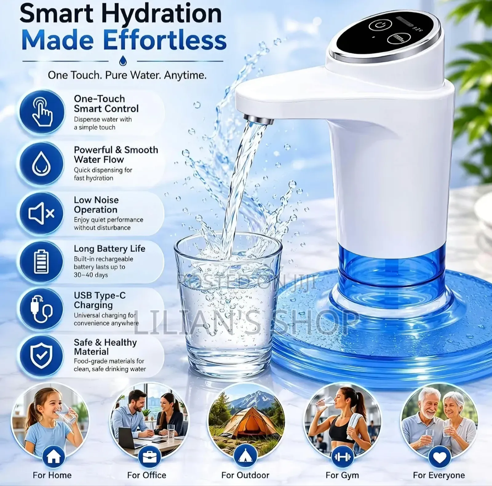 Touch Intelligent Electric Water Pump