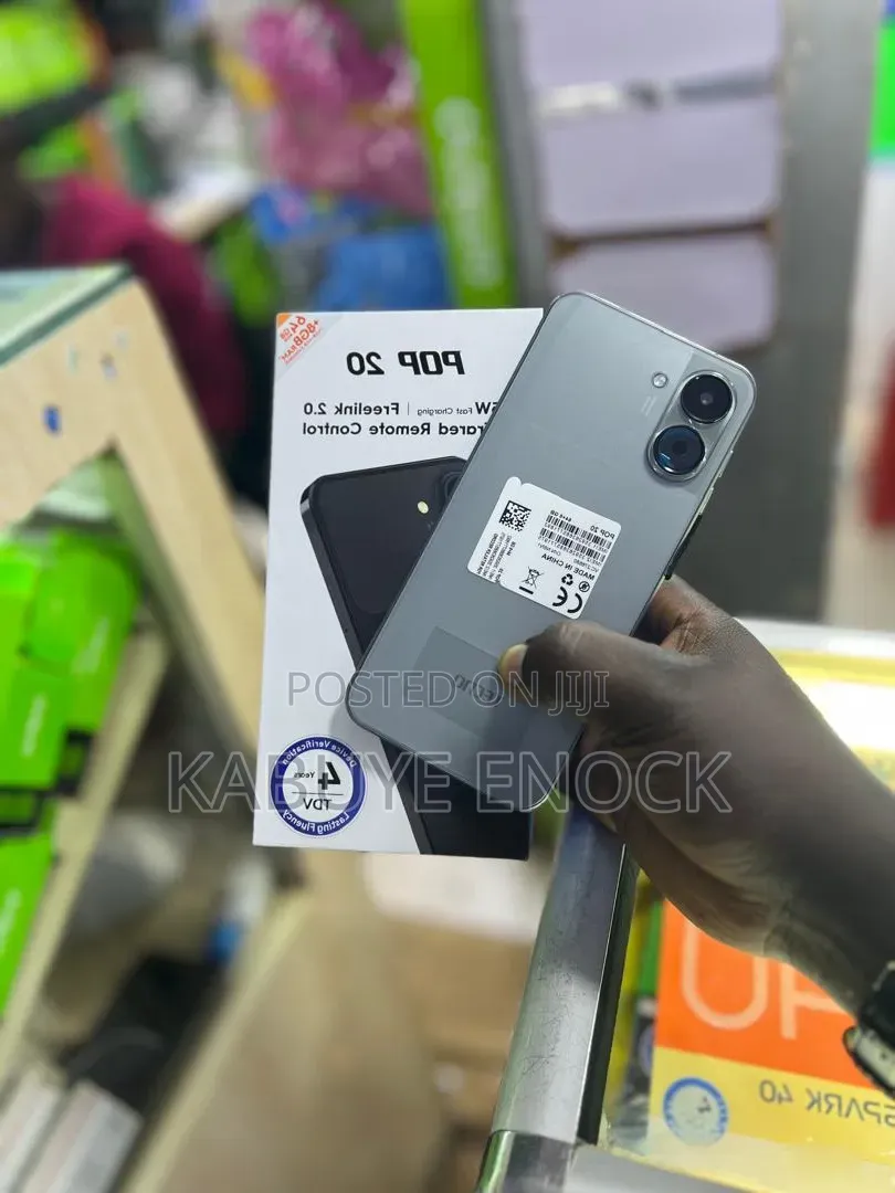 New Tecno Pop 20 128 GB Gray