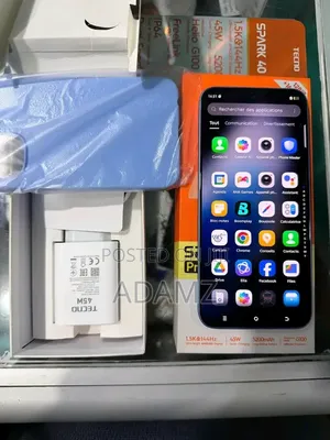 New Tecno Spark 40 Pro 256 GB Blue