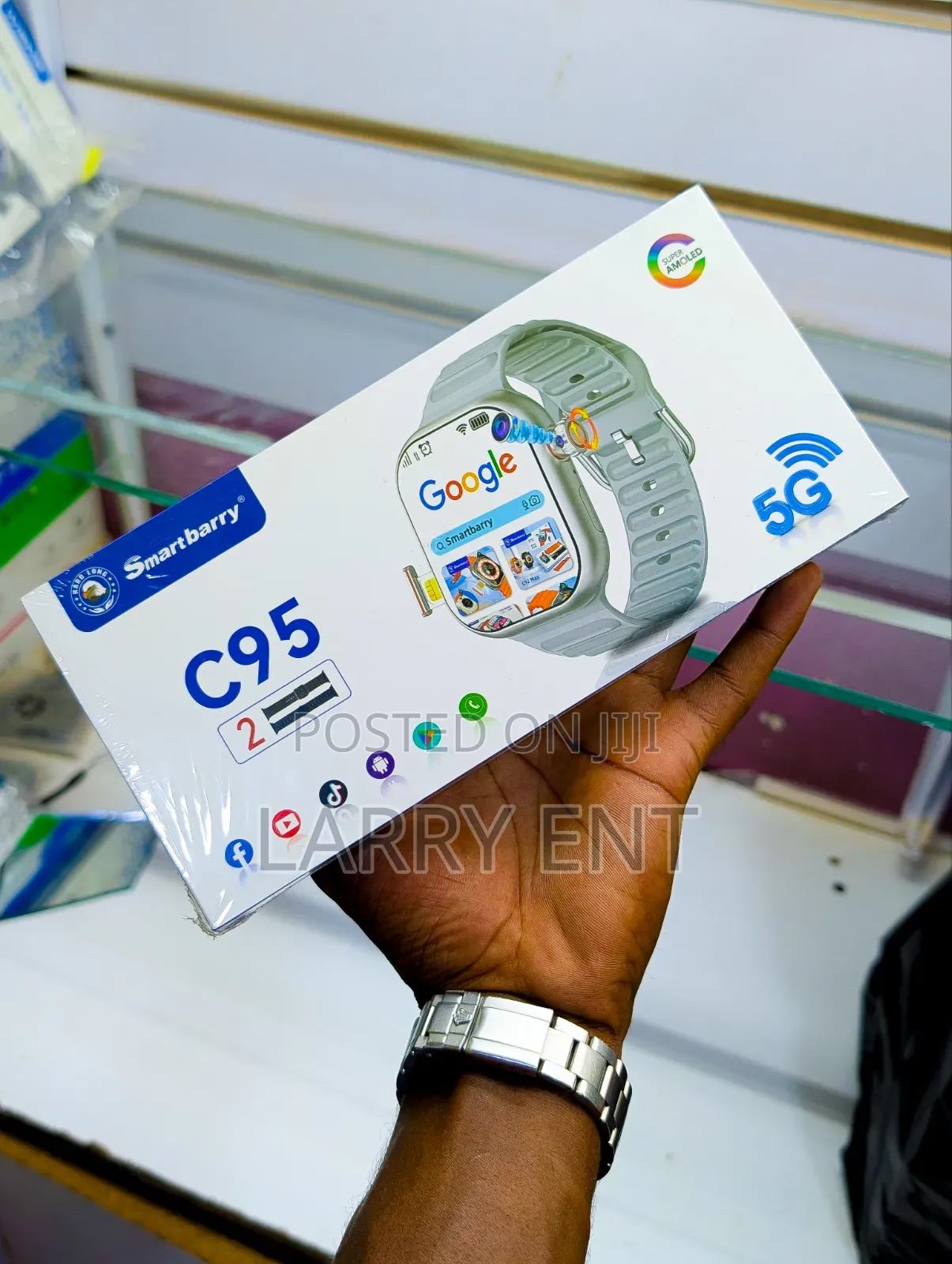 C95 5G Smart Watch With SIM Support 64GB Camera