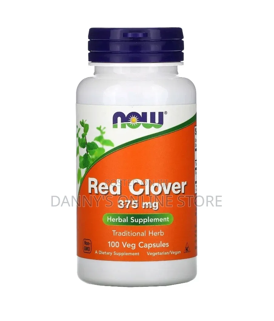 Red Clover, 375 Mg, 60 Capsules.