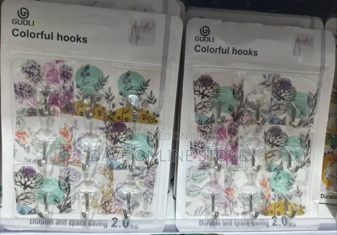 Pack of Guoli Colorful Hooks