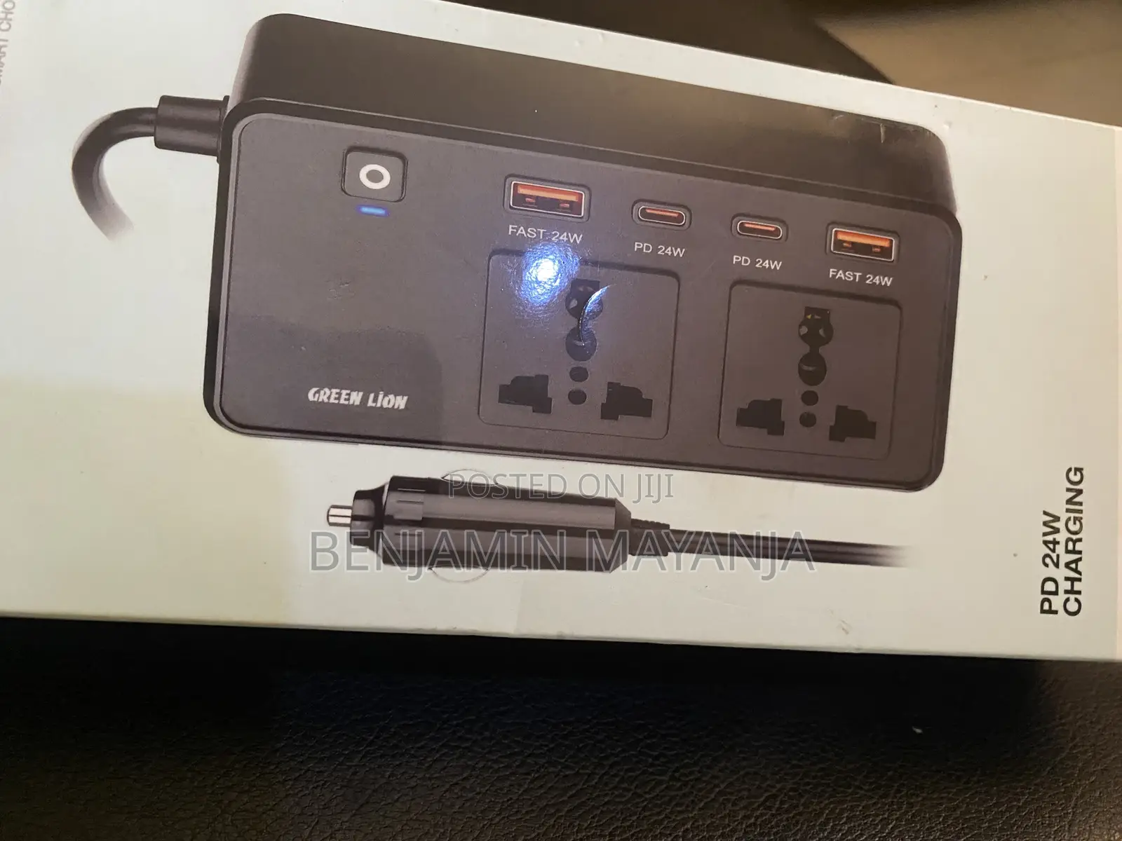 Green Lion 200W Car Inverter (GC-200) – Brand New (Outer Box Damage)