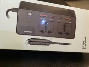 Green Lion 200W Car Inverter (GC-200) – Brand New (Outer Box Damage)
