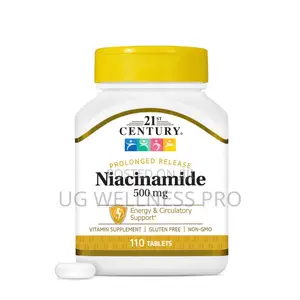 21st Century Niacinamide 500mg Prolonged Release, No Flush, 110 Count