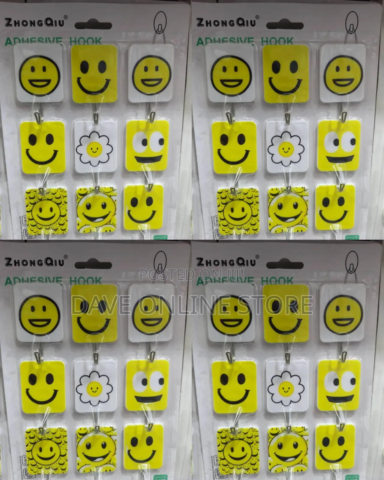 ZhongQiu Brand Self-Adhesive Wall Hooks