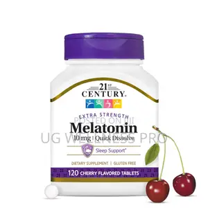 21st Century Quick Dissolve, Cherry Melatonin, 10 Mg, 120 Tabls