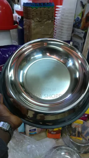 Pet Feeding, Dog Food Bowl Stainless Steel - Silver