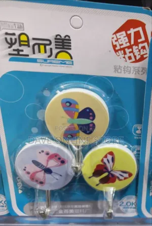 Decorative Self-Adhesive Wall Hooks