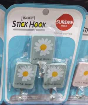 WISDOM LIFE "Stick Hook" Decorative Self-Adhesive Wall Hooks