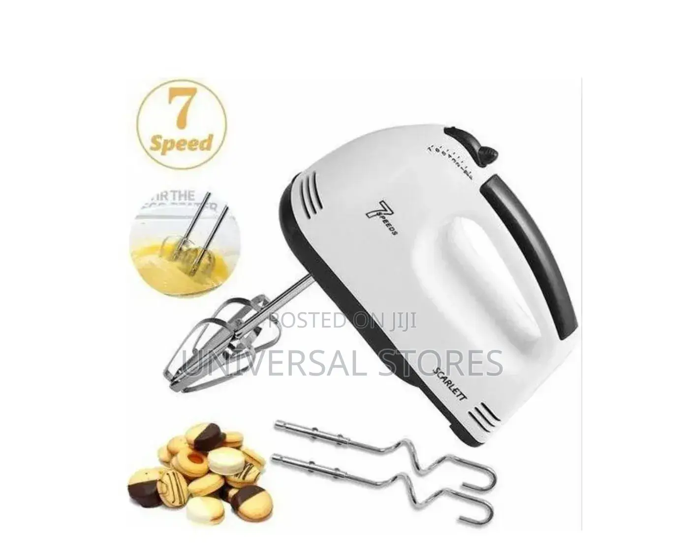 7 Speed Electric Hand Mixer Egg Beater