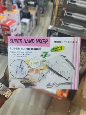 7 Speed Electric Hand Mixer Egg Beater