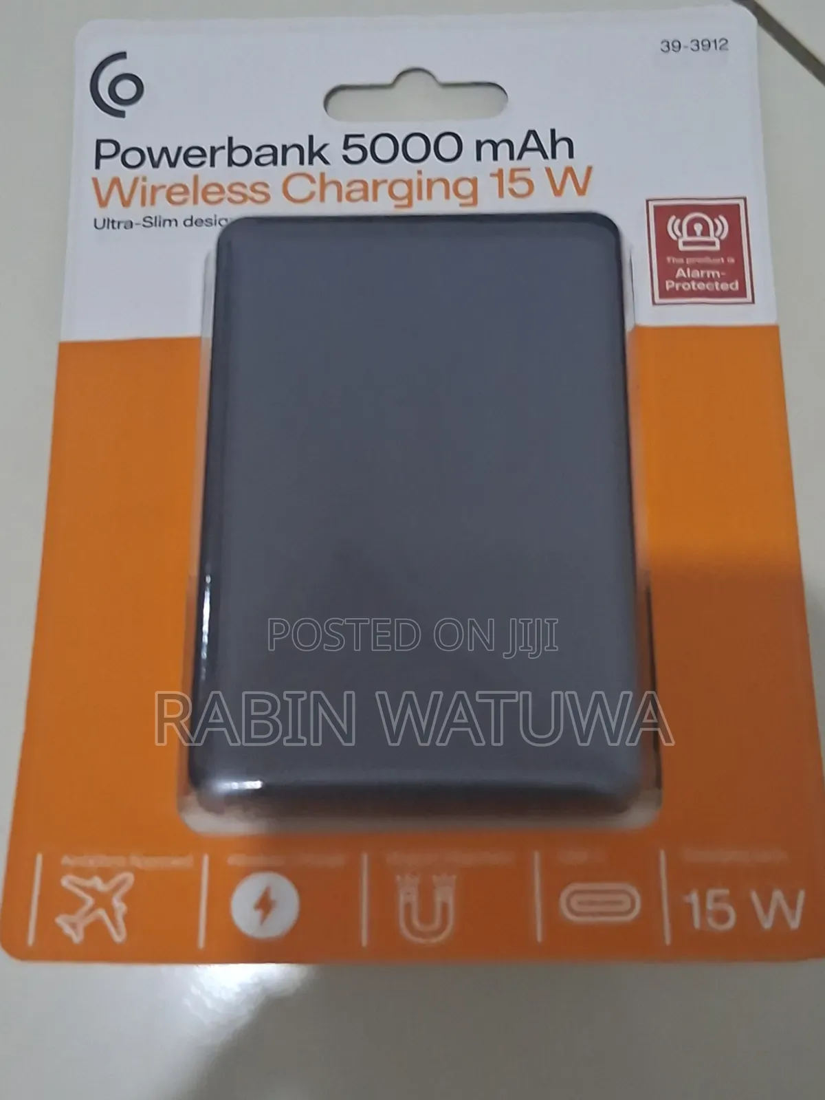 Powerbank 5000 Mah Wireless Charging 15W