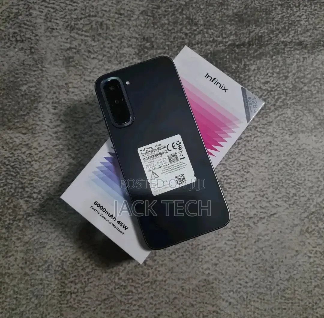 New Infinix Hot 70 128 GB Black