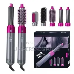 5 in 1 Hot Air Styler for Saloon and Home
