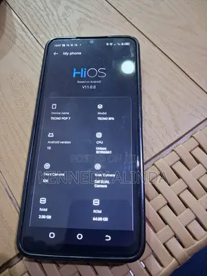Tecno Pop 7 64 GB Black