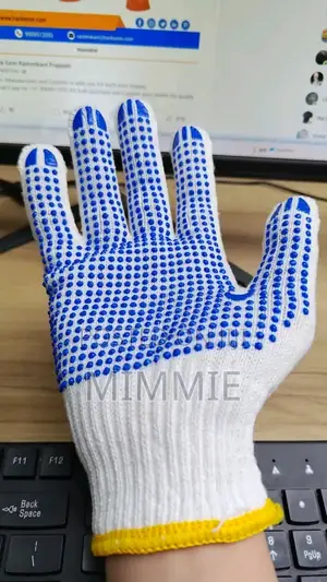 Dotted Cotton Gloves
