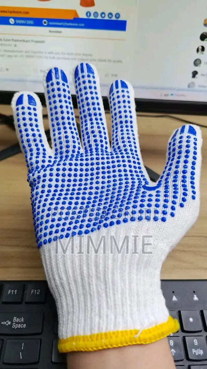 Dotted Cotton Gloves