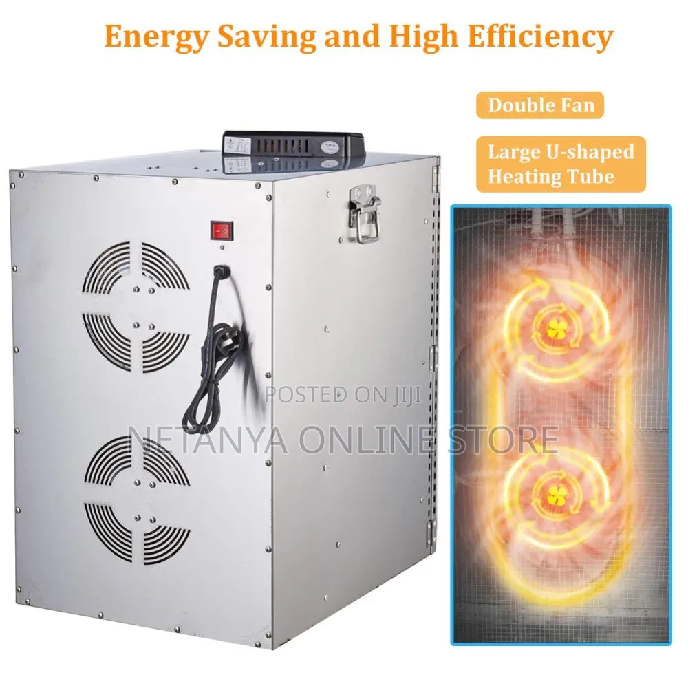 Heavy Duty Stainless Steel 18 Tray Food Dehydrator