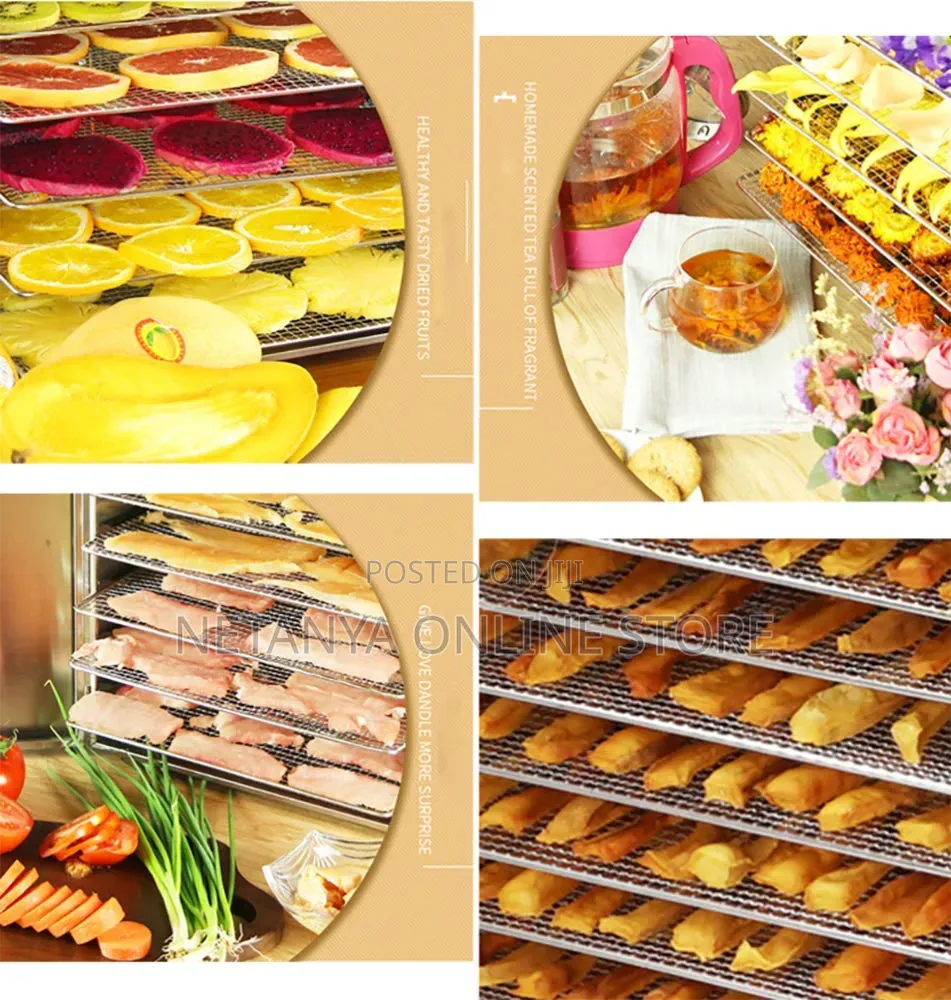 Heavy Duty Stainless Steel 18 Tray Food Dehydrator