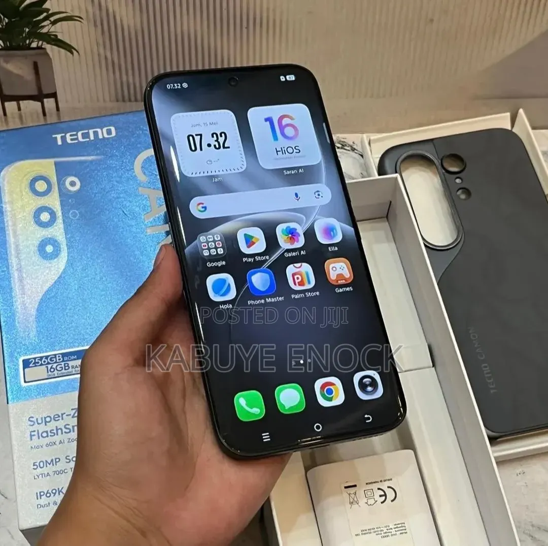 New Tecno Camon 50 Pro 256 GB Black