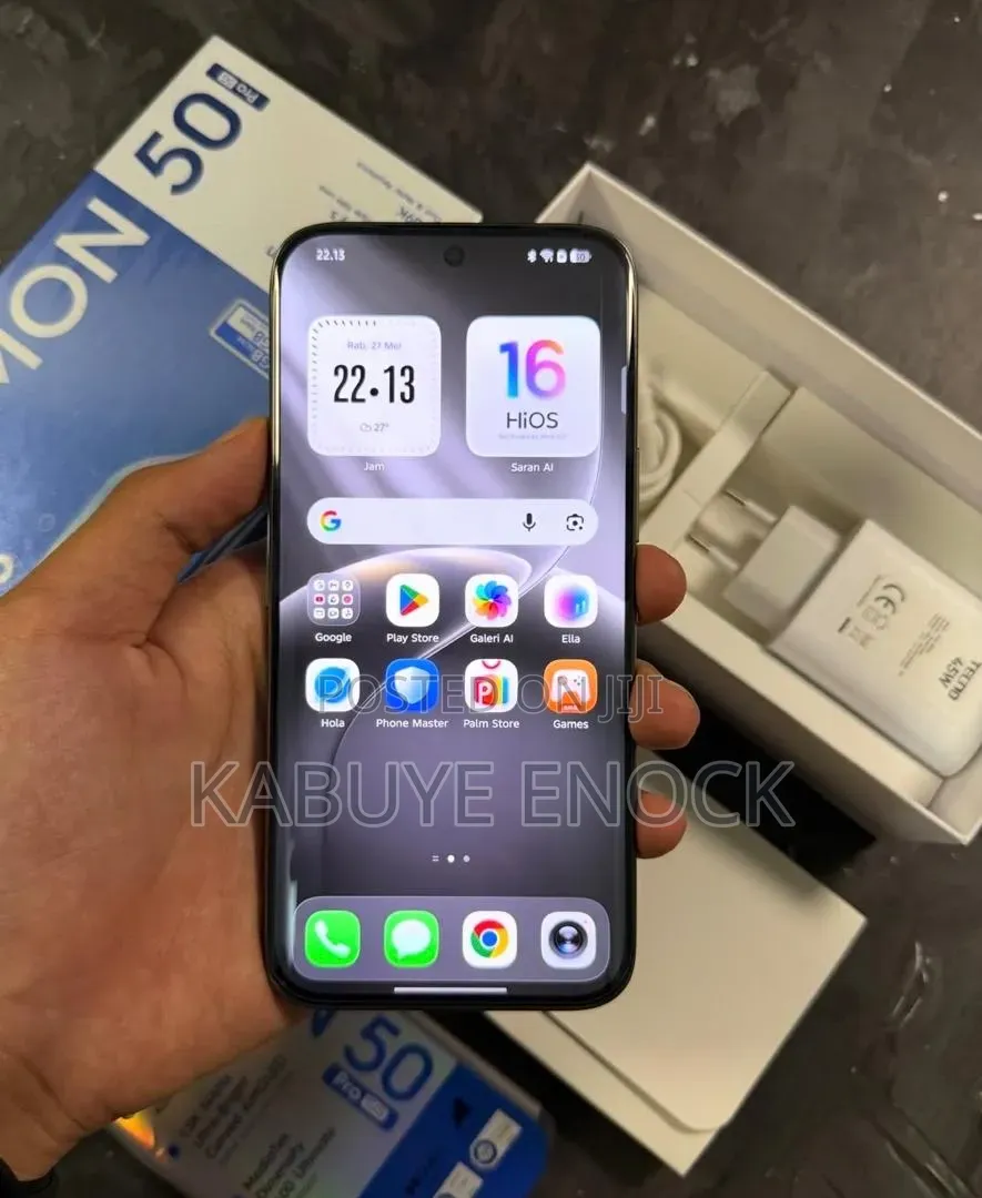 New Tecno Camon 50 Pro 256 GB Black