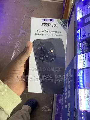 New Tecno Pop 10C 128 GB Black