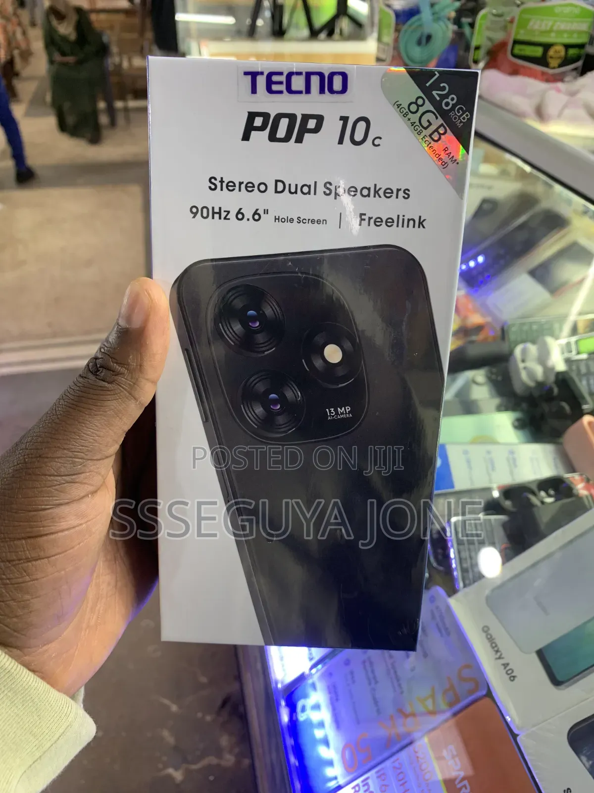 New Tecno Pop 10C 128 GB Black