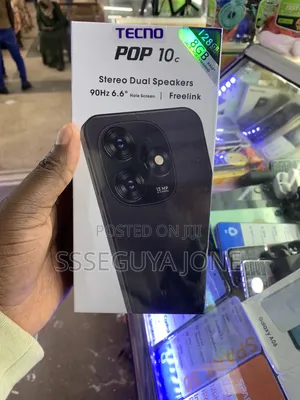 New Tecno Pop 10C 128 GB Black