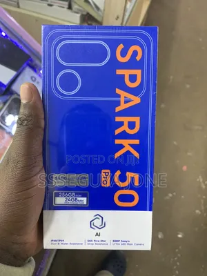 New Tecno Camon 50 Pro 256 GB Black